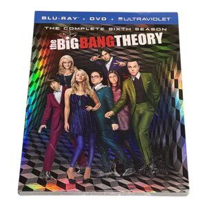 The Big Bang Theory Complete Season 6 Blu-ray DVD 3-Disc Set Ultraviolet Comedy